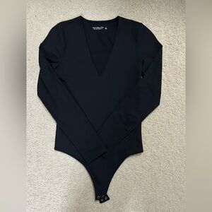 Abercrombie deep v neck bodysuit